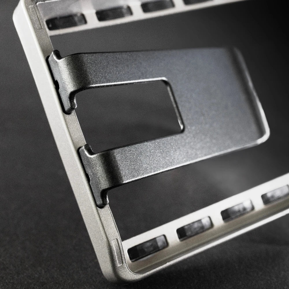 I-CLIP Edelstahl Satiniert Lochprägung Urban Grey - I-CLIP.com EU Shopify