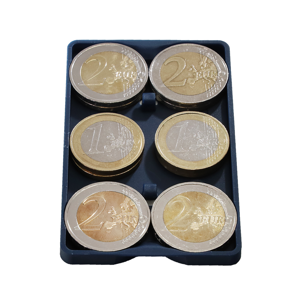 Set di 2 cassetti portamonete