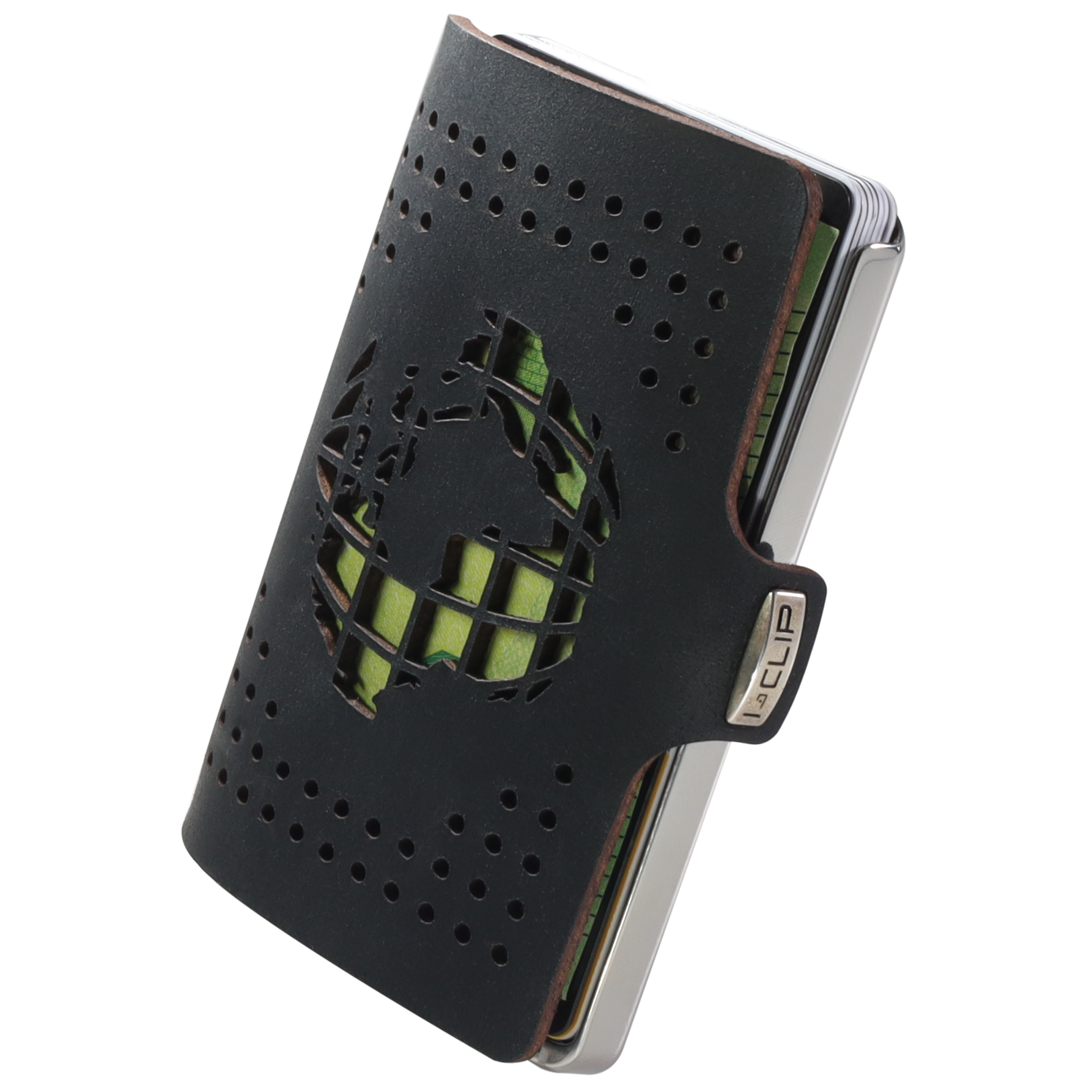 I-CLIP Steel Polished Globe Black