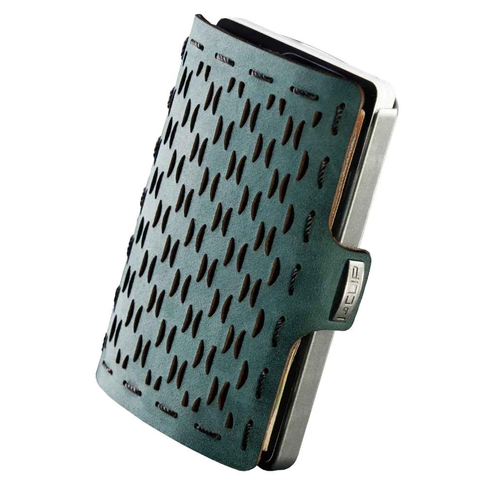 I-CLIP Original Silber mit Münzfach Blue Lagoon - I-CLIP.com EU Shopify