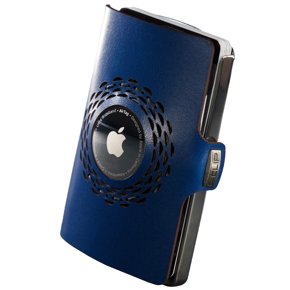 I-CLIP Edelstahl Poliert für Apple AirTag Blue - I-CLIP.com EU Shopify