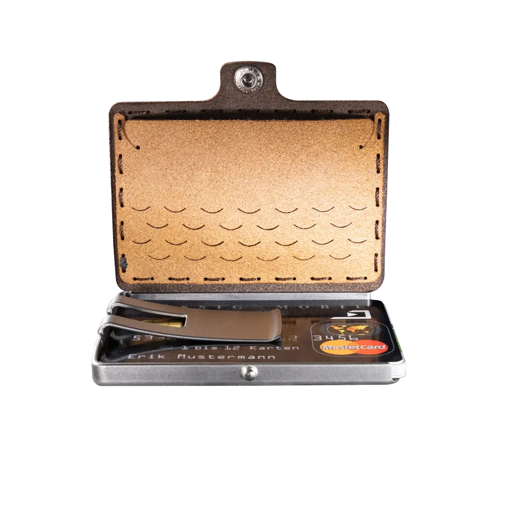 I-CLIP Original Silver with coin compartment Bernard