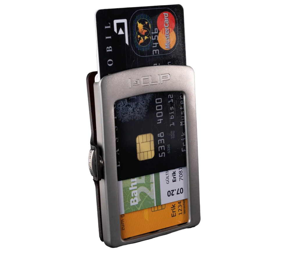 I-CLIP Edelstahl Satiniert für Apple AirTag Urban Grey - I-CLIP.com EU Shopify