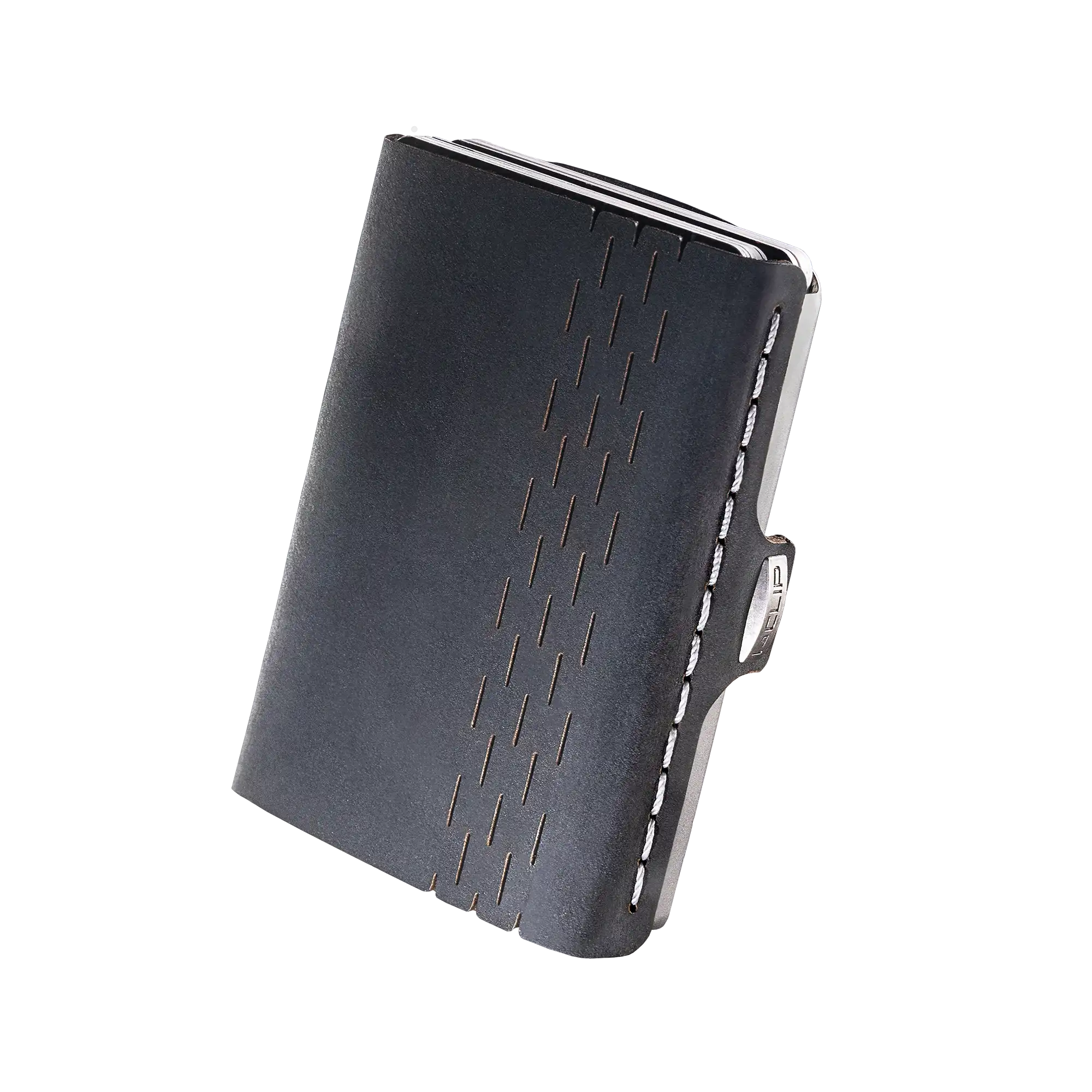 I-CLIP MAX Edelstahl Satiniert Glattleder Black - I-CLIP.com EU Shopify