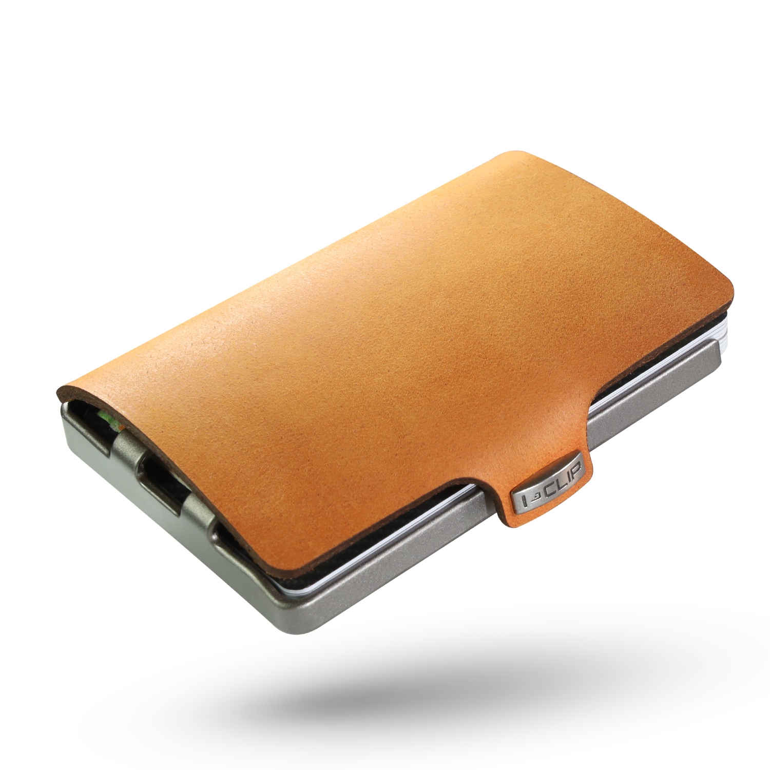 I-CLIP Original Silber Glattleder Desert