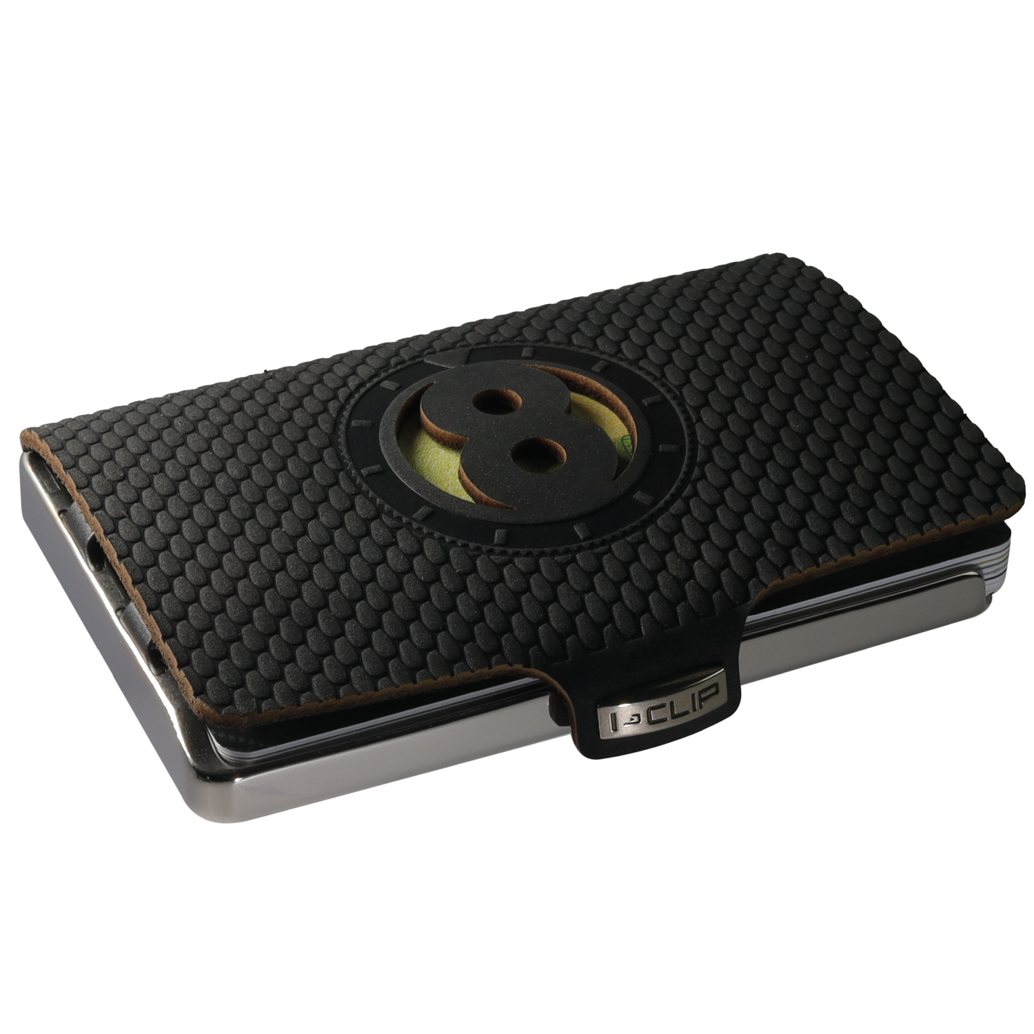 I-CLIP Steel Polished Timekeeper 8 Black - I-CLIP