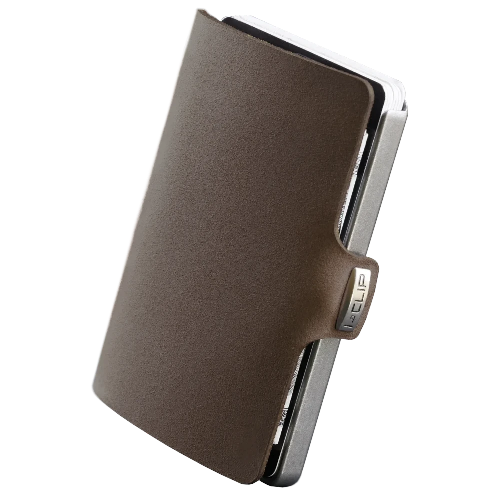 I-CLIP Original Silber Glattleder Brown - I-CLIP.com EU Shopify