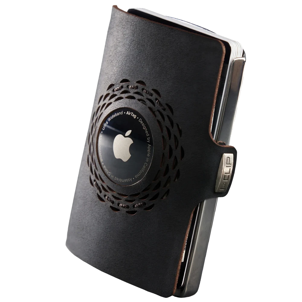 I-CLIP Edelstahl Poliert für Apple AirTag Black - I-CLIP.com EU Shopify