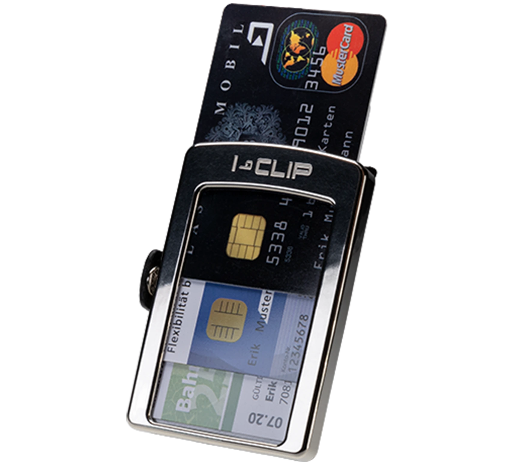 I-CLIP Steel Polished Timekeeper 25 Black