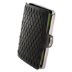 I-CLIP de acero inoxidable pulido con compartimento para monedas Negro