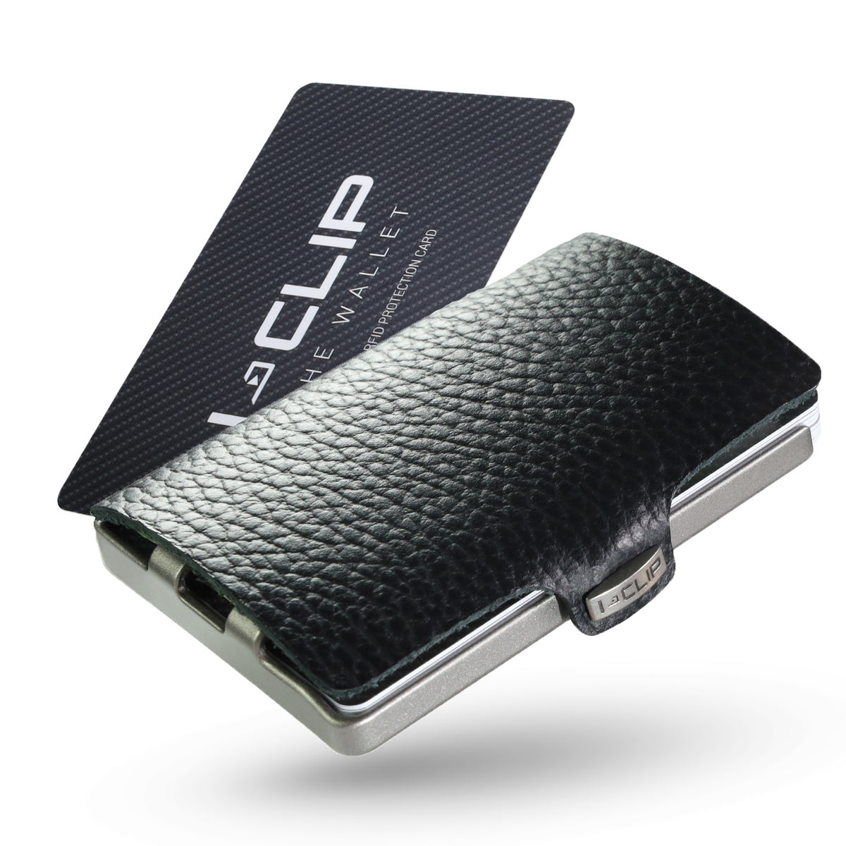 I-CLIP Original Silver Pure Black + RFID blocking Card