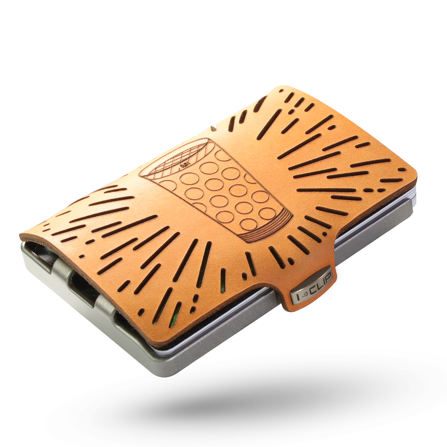 I-CLIP Original Silber Dubbeglas Dubbe graviert - I-CLIP