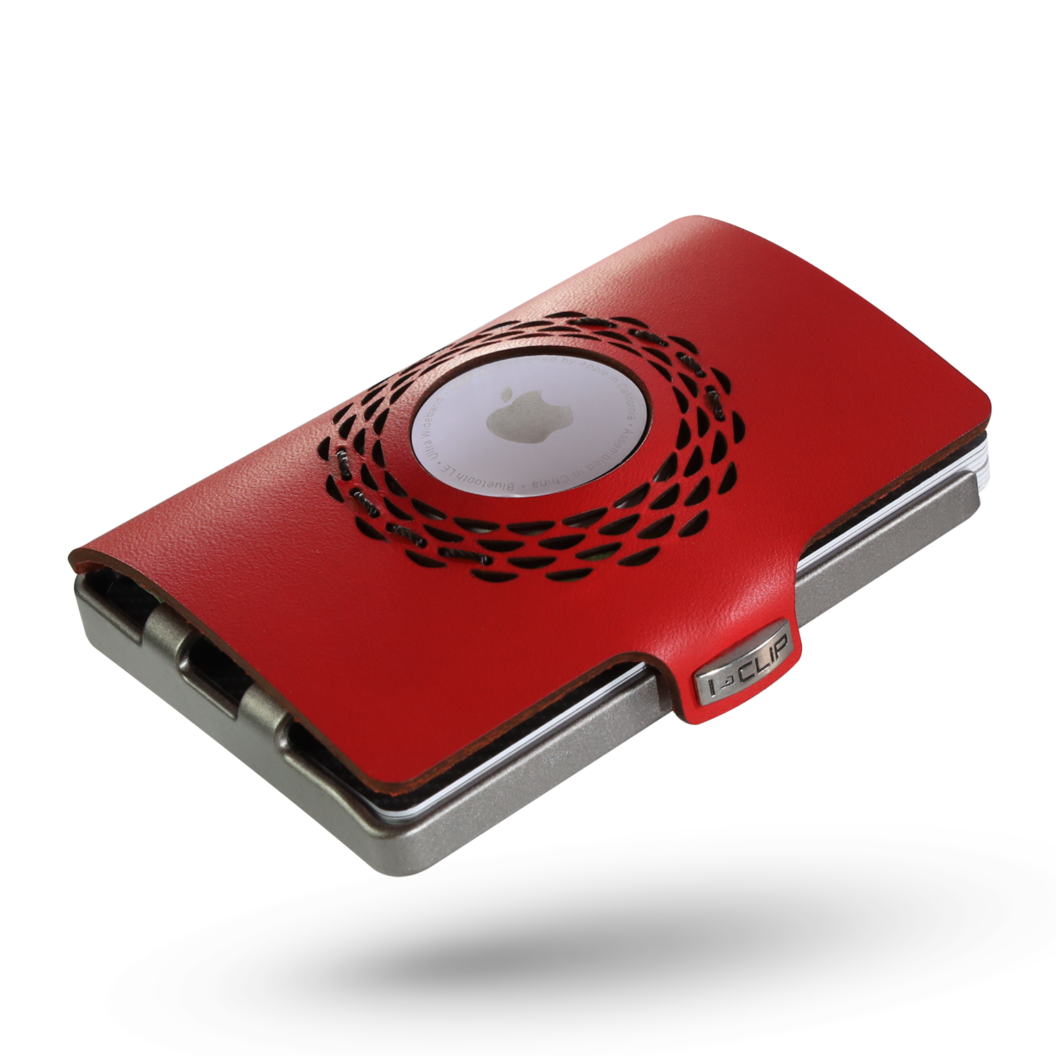 I-CLIP Original Silver für Apple AirTag Red