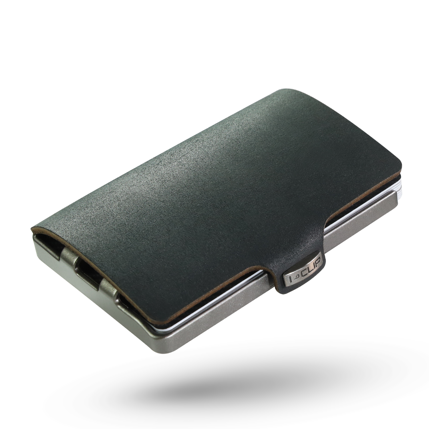 I-CLIP Original Silver Glattleder Black