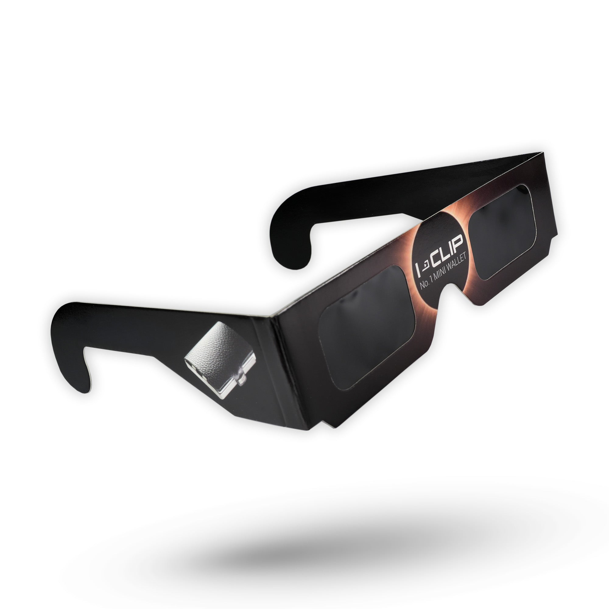 Paper solar eclipse glasses