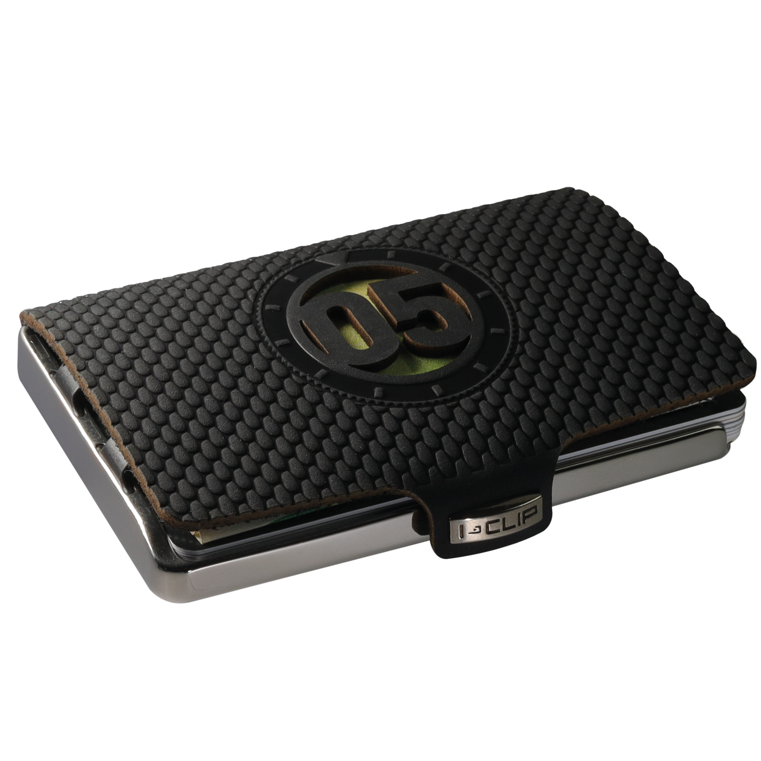 I-CLIP Steel Polished Timekeeper 05 Black