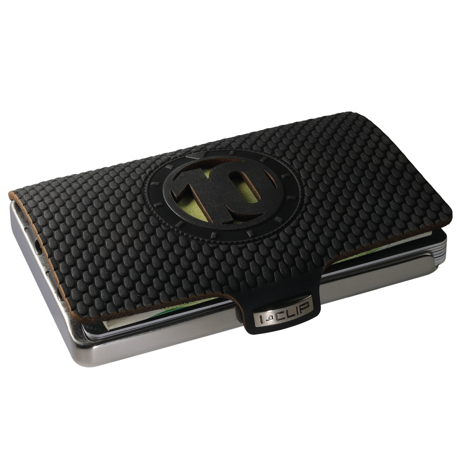 I-CLIP Steel Polished Timekeeper 10 Black