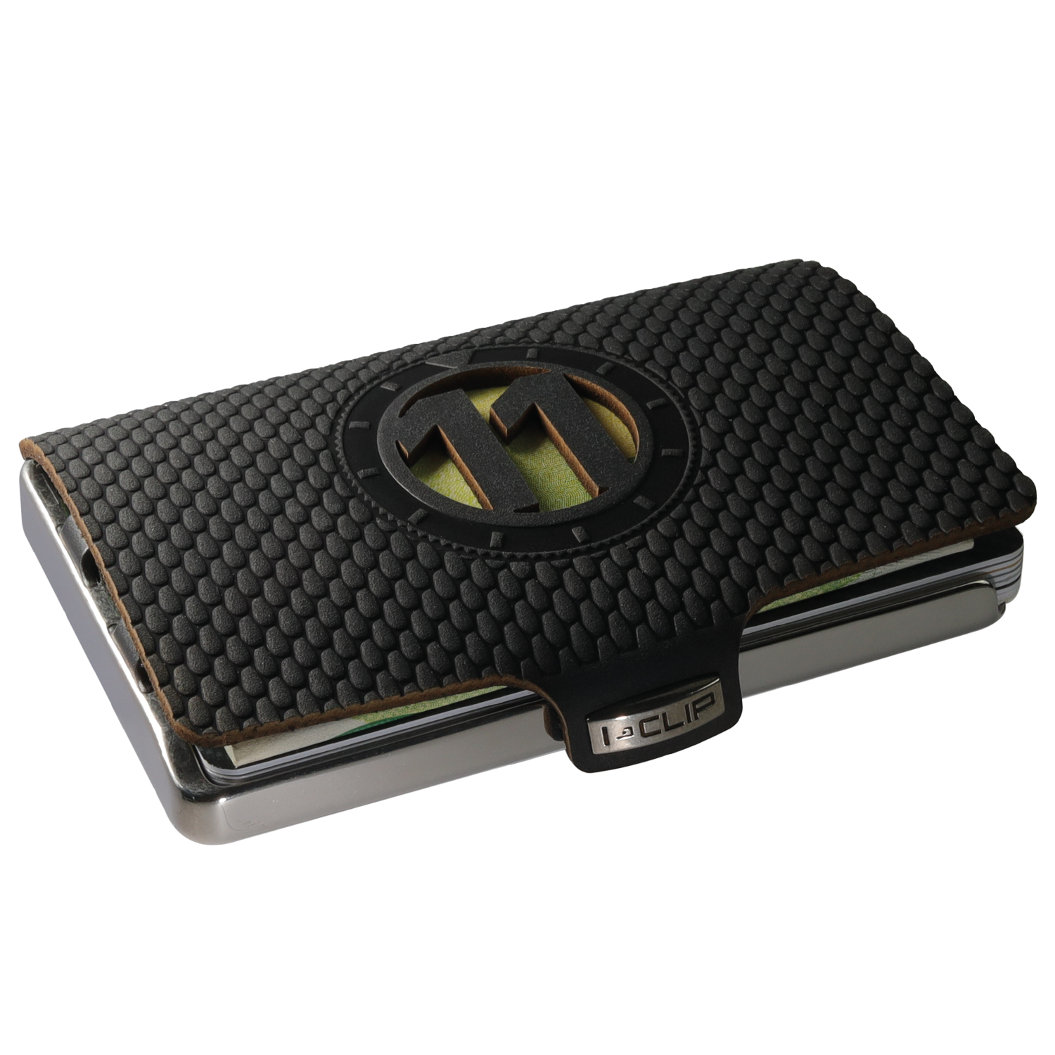 I-CLIP Steel Polished Timekeeper 11 Black