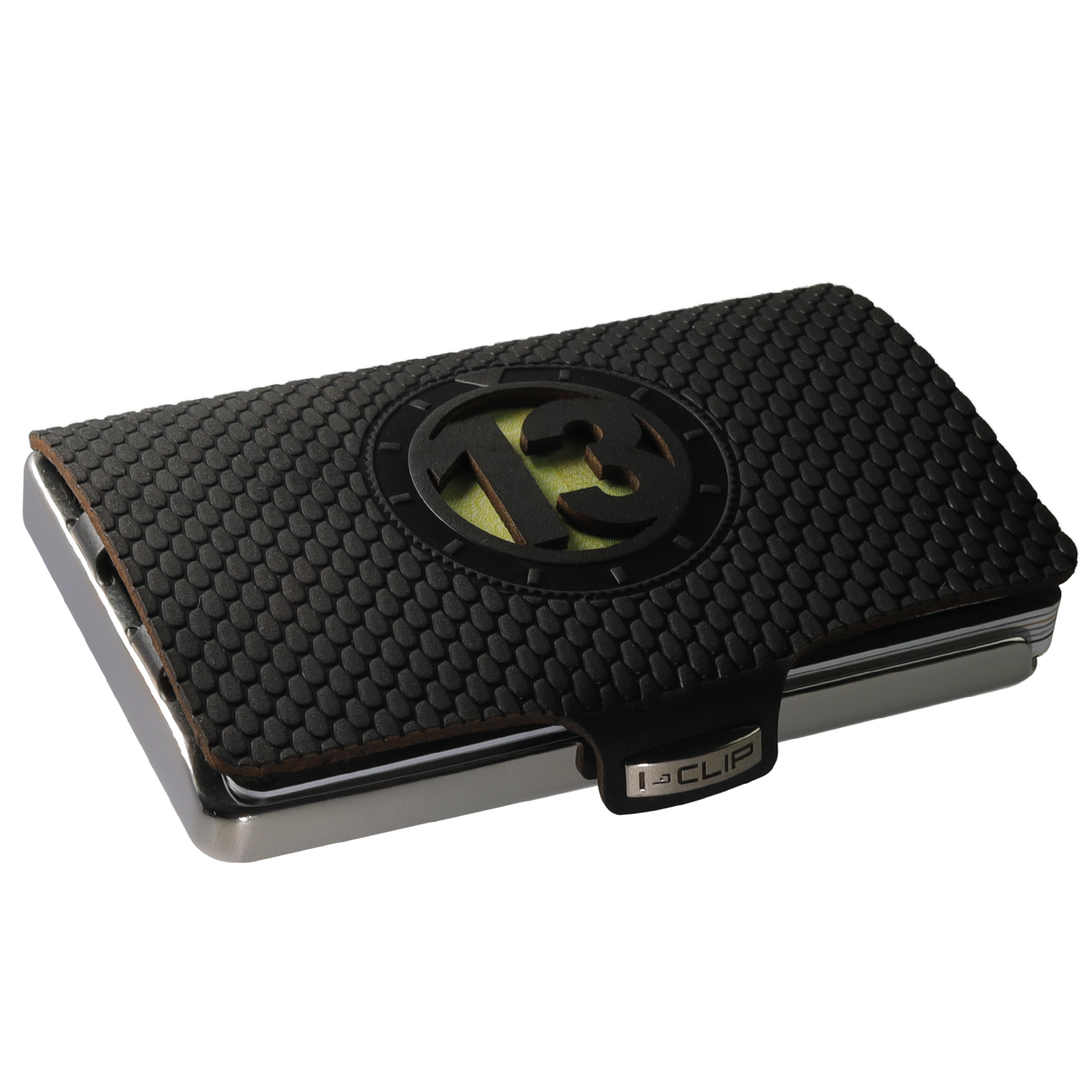 I-CLIP Steel Polished Timekeeper 13 Black
