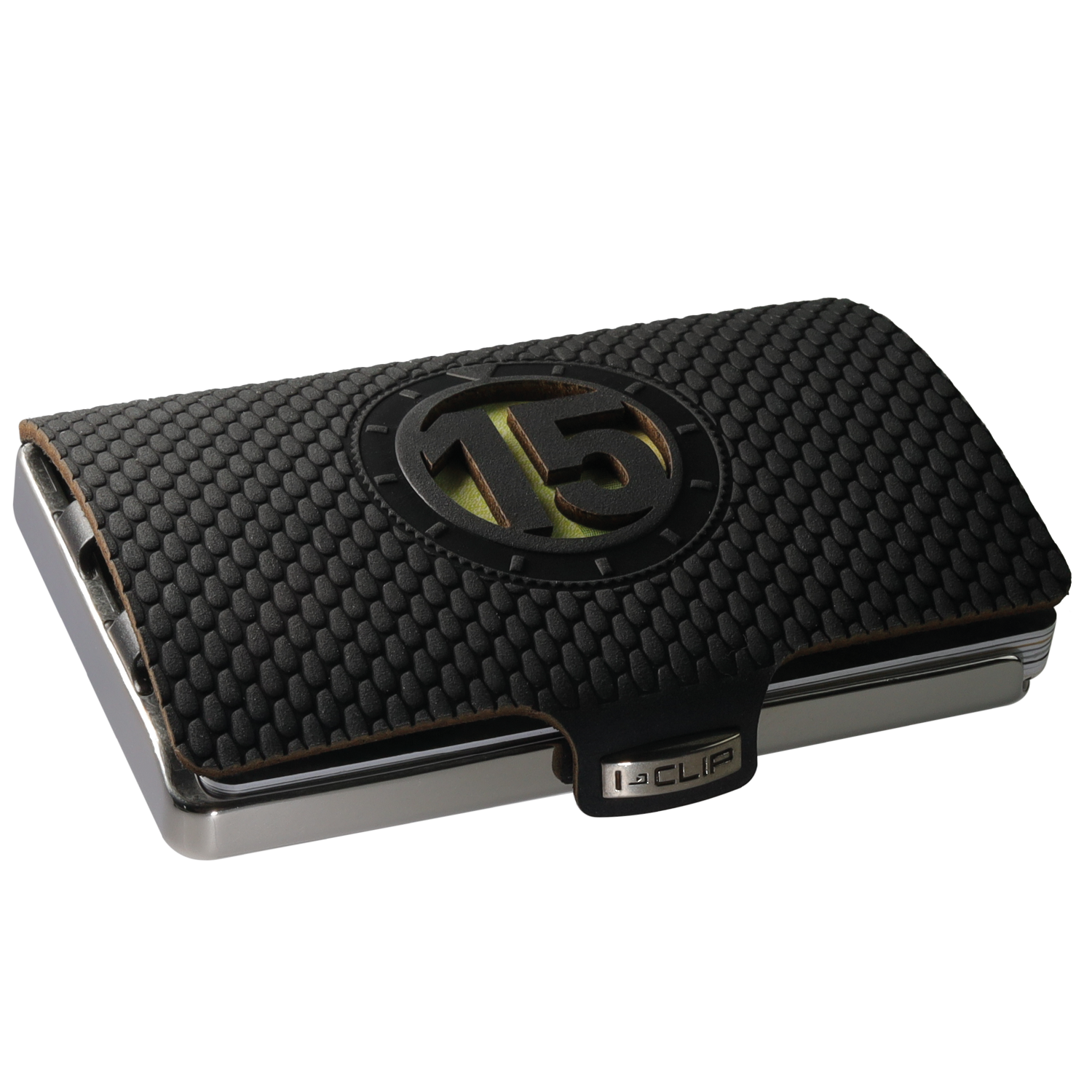 I-CLIP Steel Polished Timekeeper 15 Black