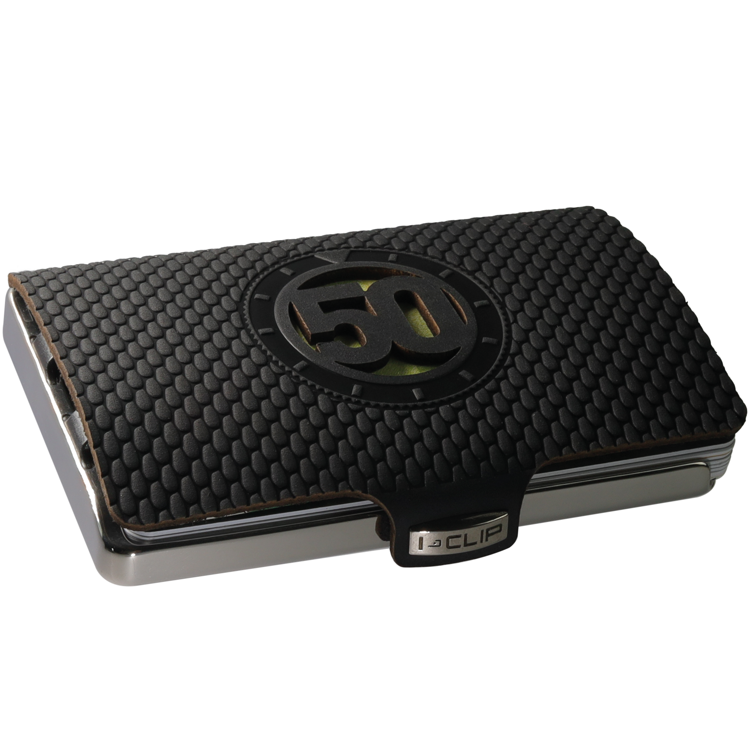 I-CLIP Steel Polished Timekeeper 50 Black