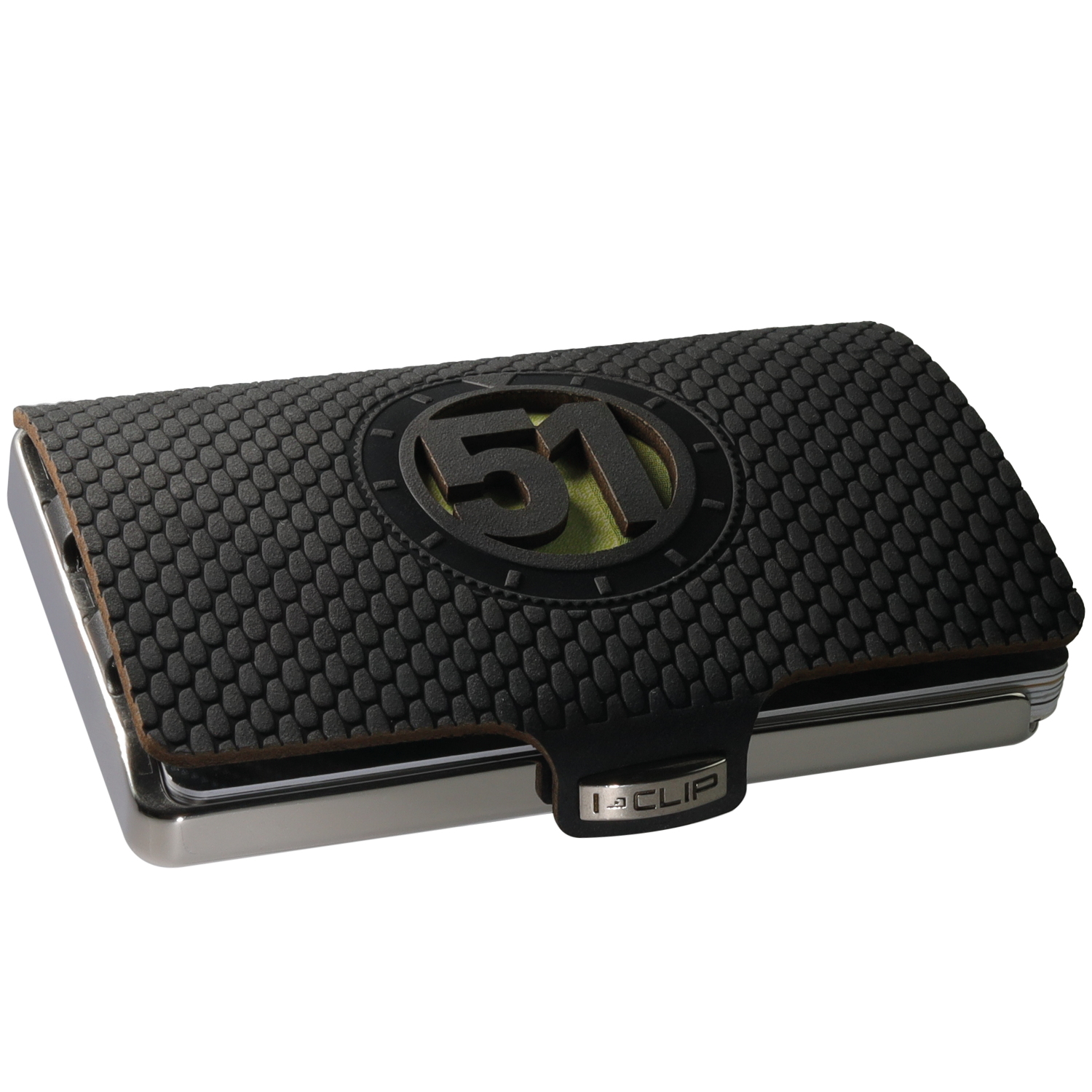 I-CLIP Steel Polished Timekeeper 51 Black
