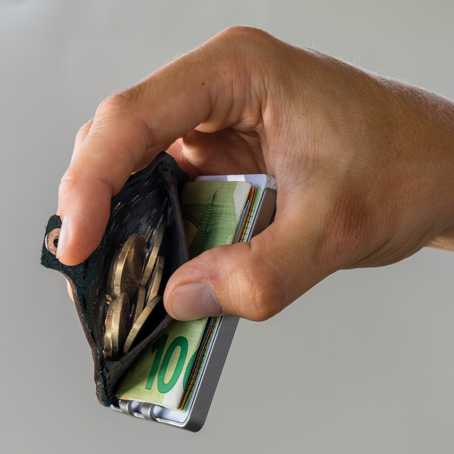 mit Münzfach | I-CLIP con bolsillo para monedas | Shop | I- | The Wallet